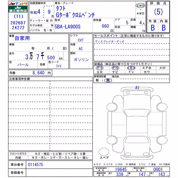 DAIHATSU TAFT
