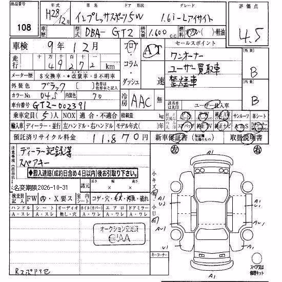 SUBARU IMPREZA