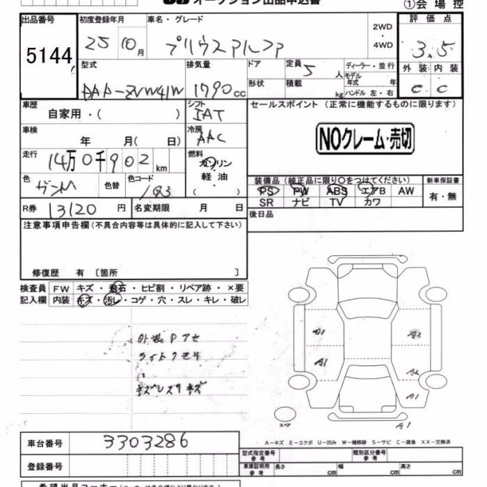 TOYOTA PRIUS ALPHA