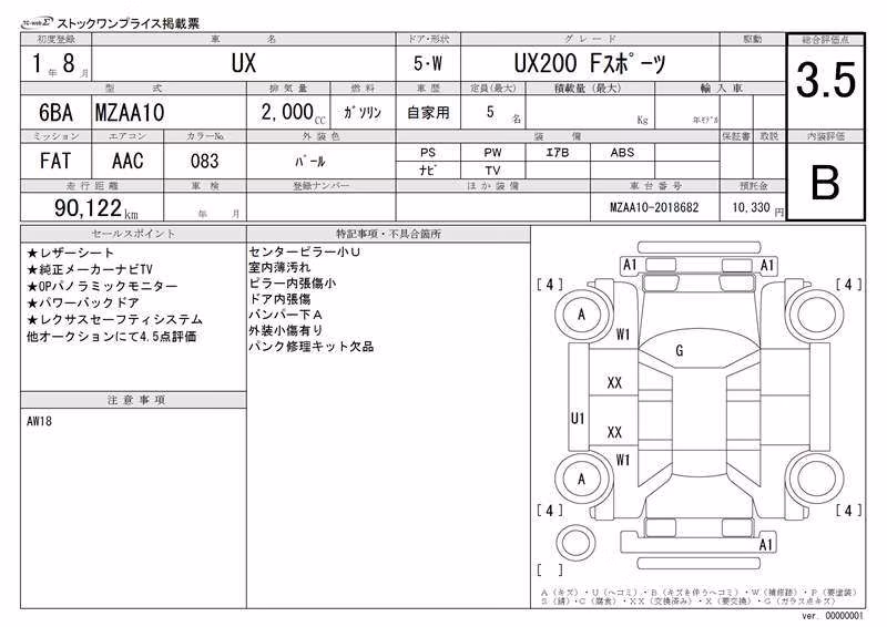 LEXUS UX200