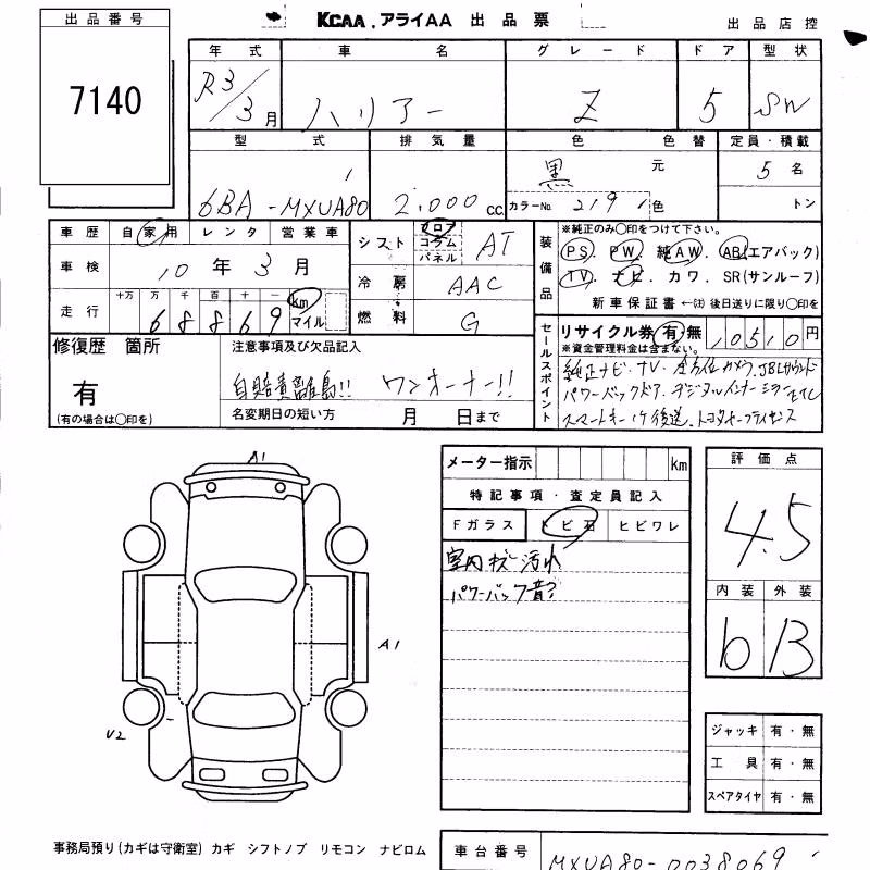 TOYOTA HARRIER