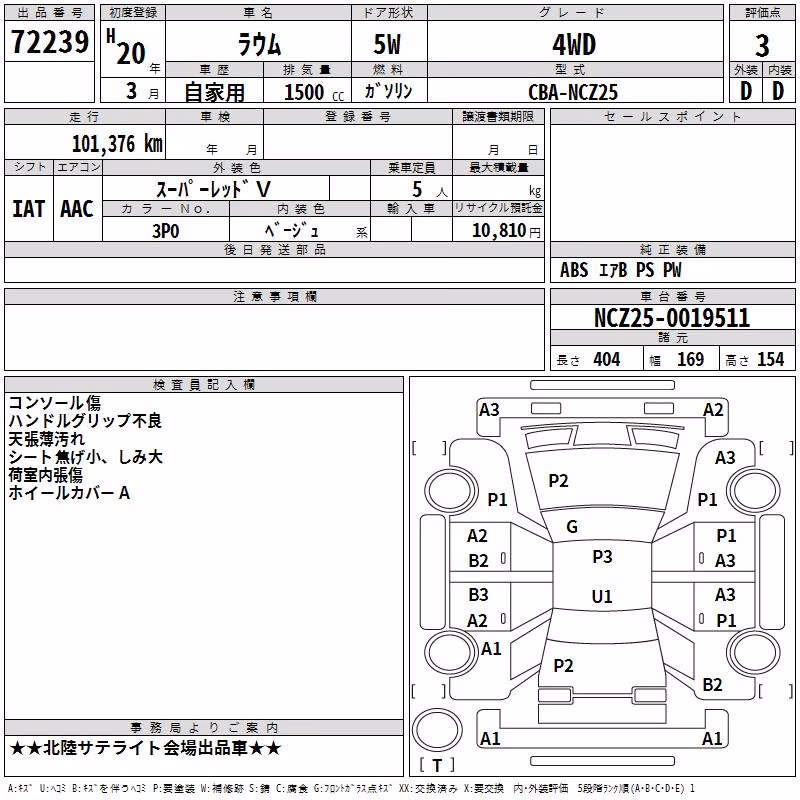 TOYOTA RAUM