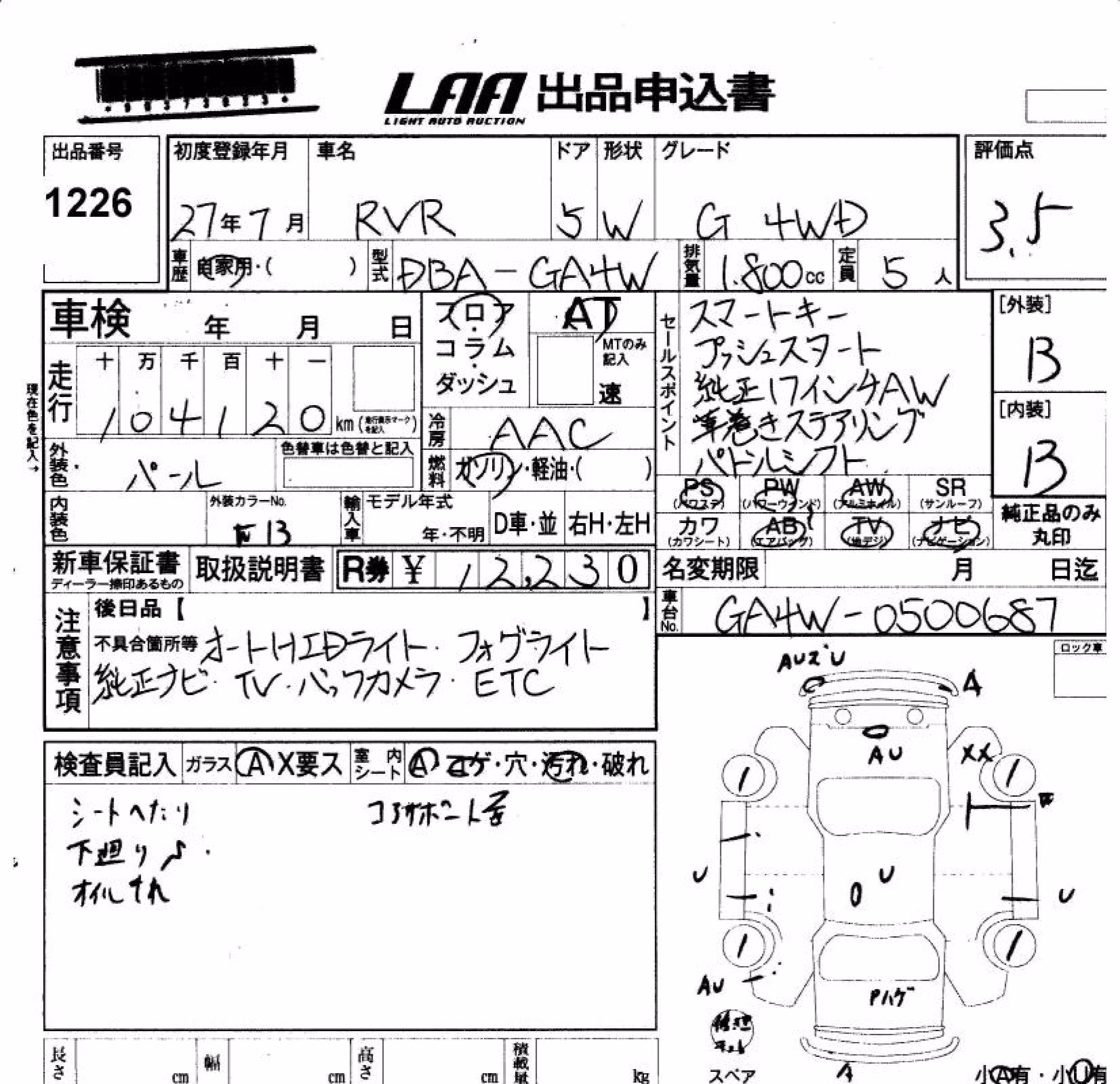MITSUBISHI RVR