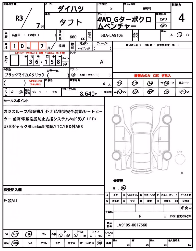 DAIHATSU TAFT