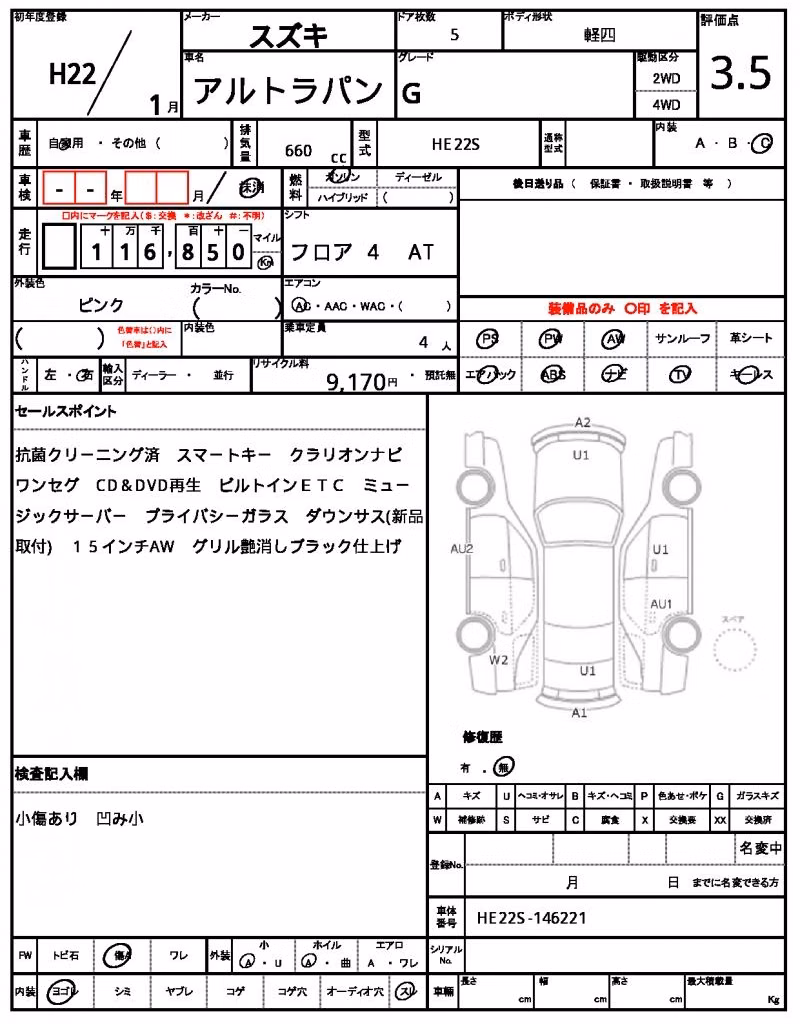 SUZUKI ALTO LAPIN