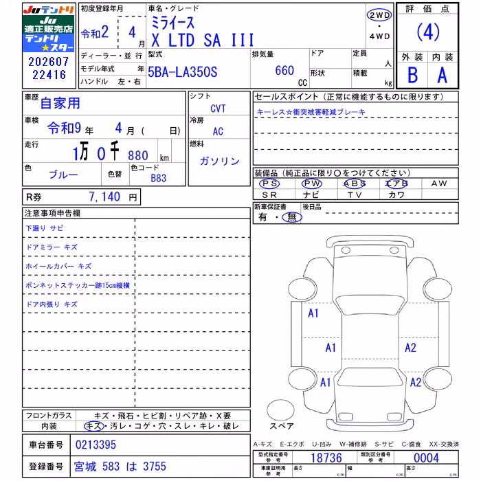 DAIHATSU MIRA E:S