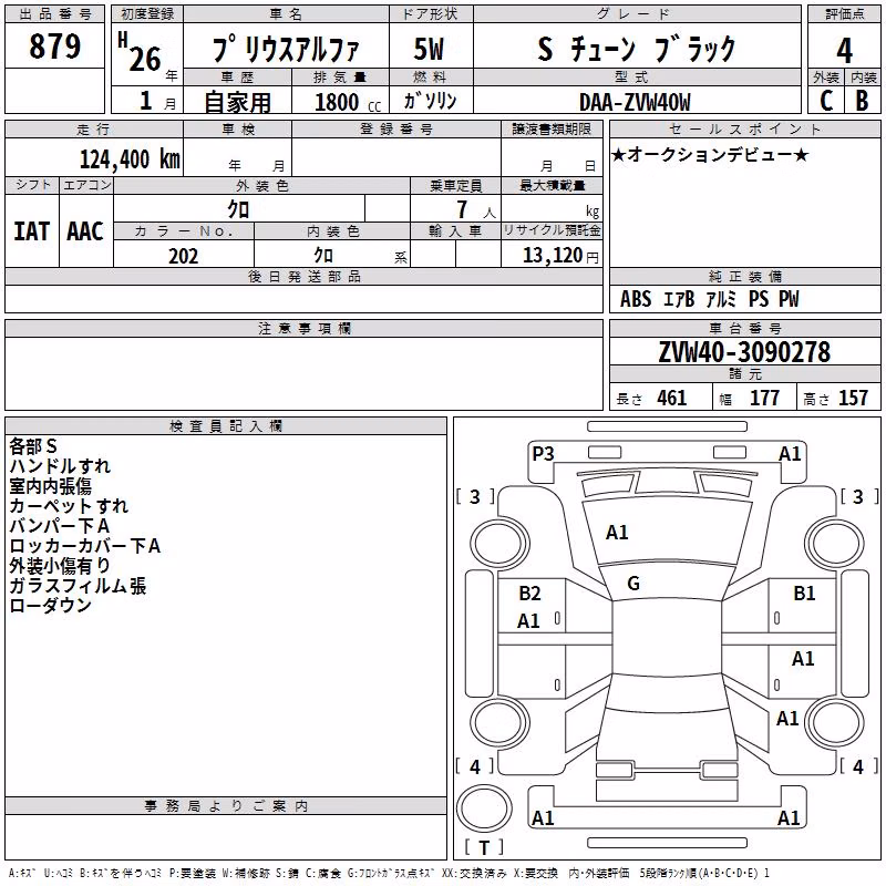 TOYOTA PRIUS ALPHA