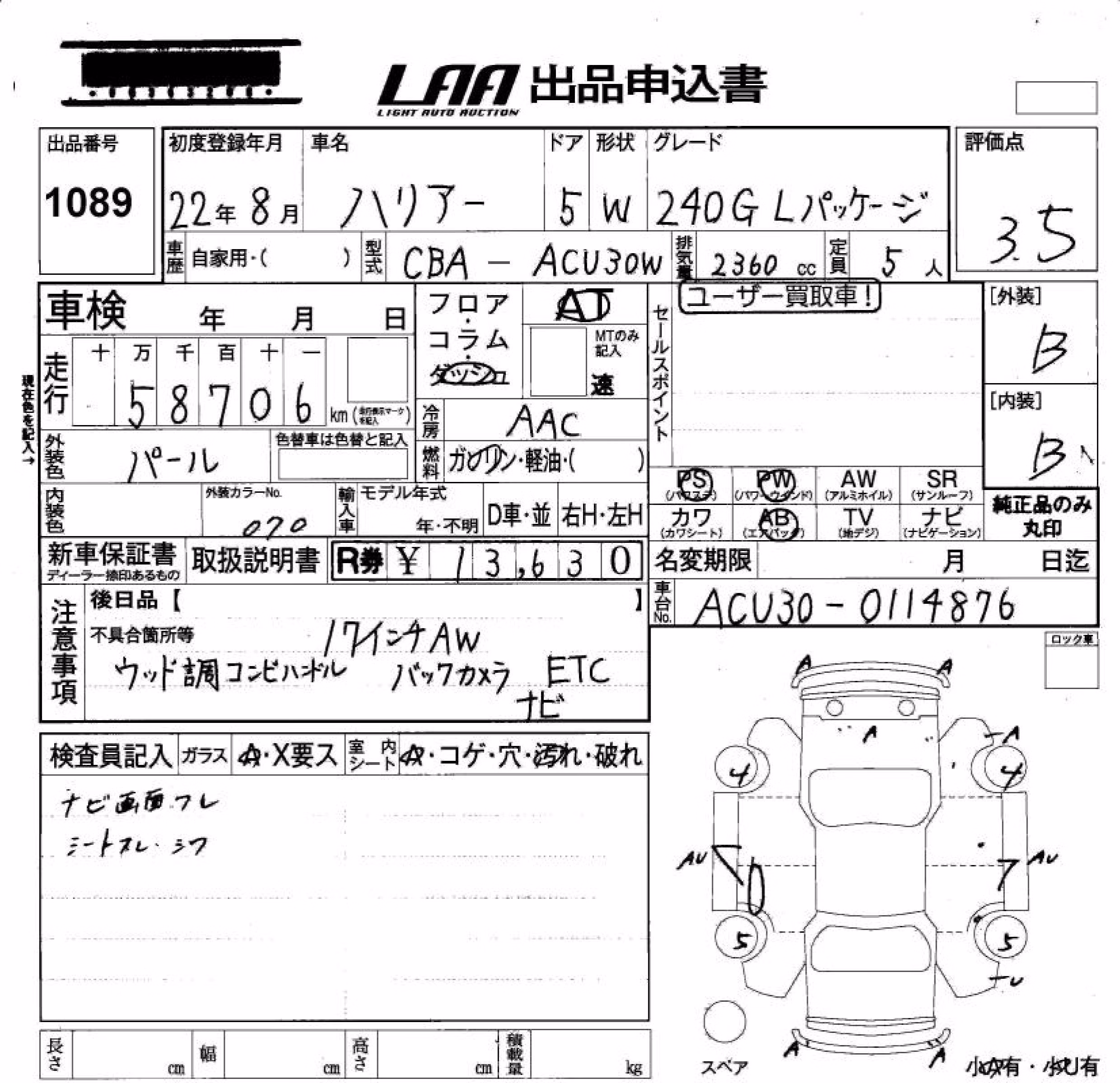 TOYOTA HARRIER