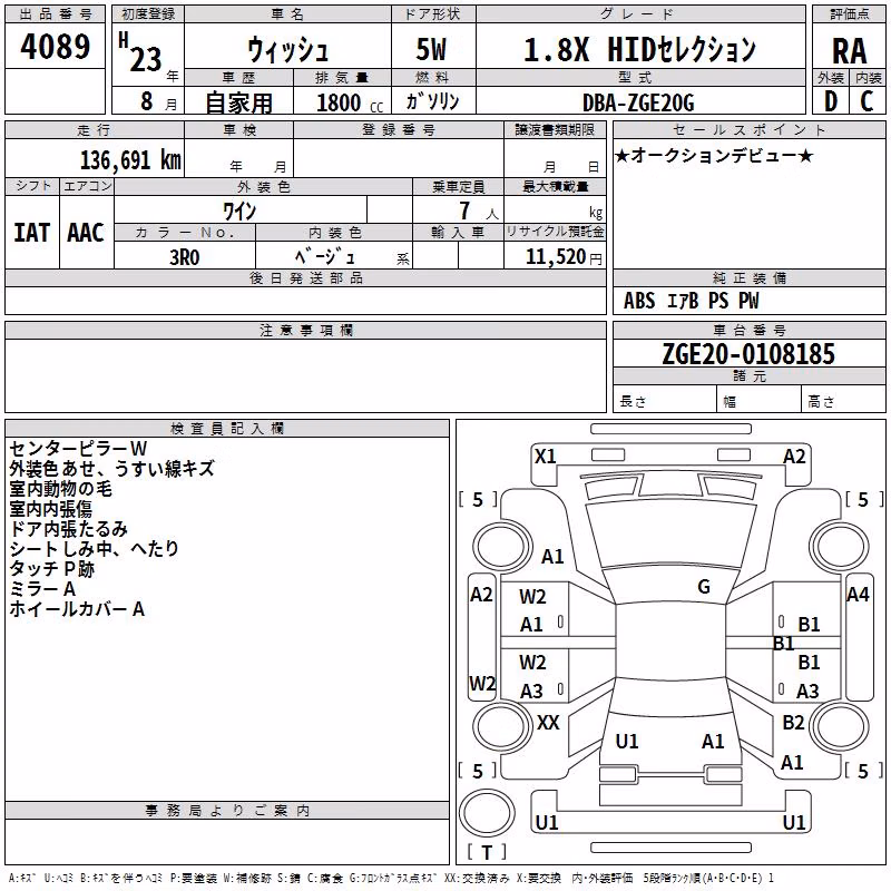 TOYOTA WISH