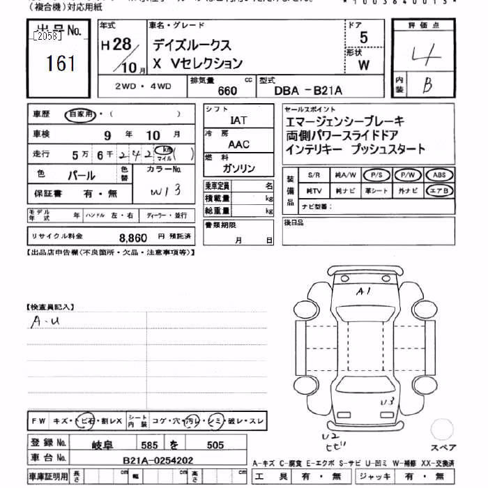 NISSAN DAYZ ROOX