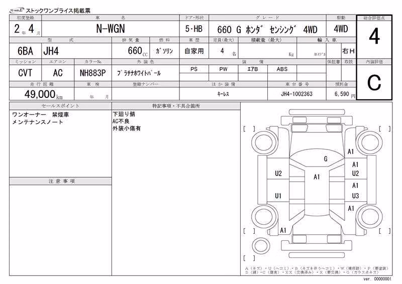 HONDA N-WGN