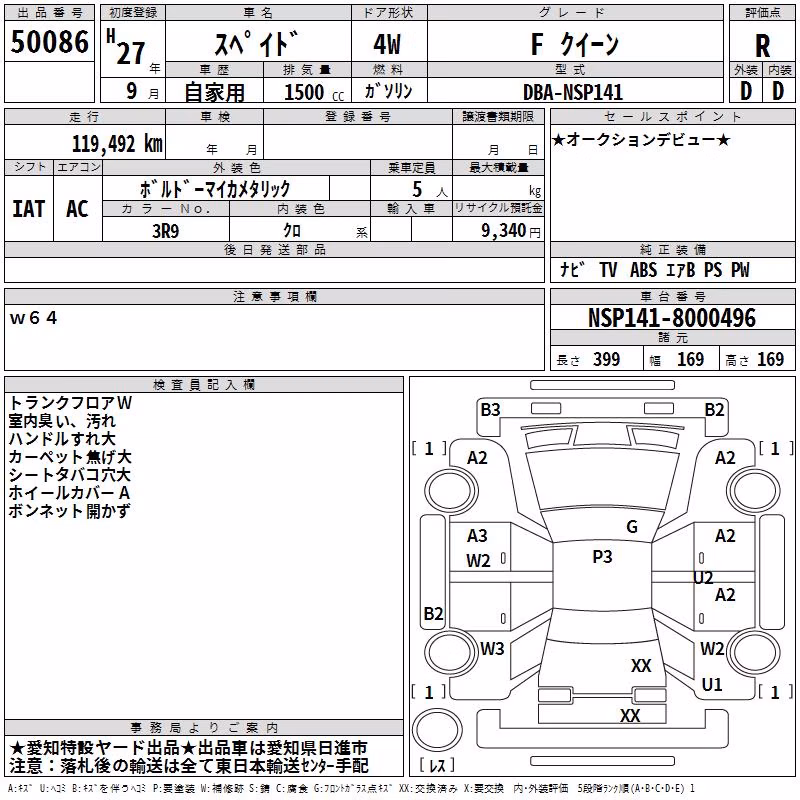 TOYOTA SPADE