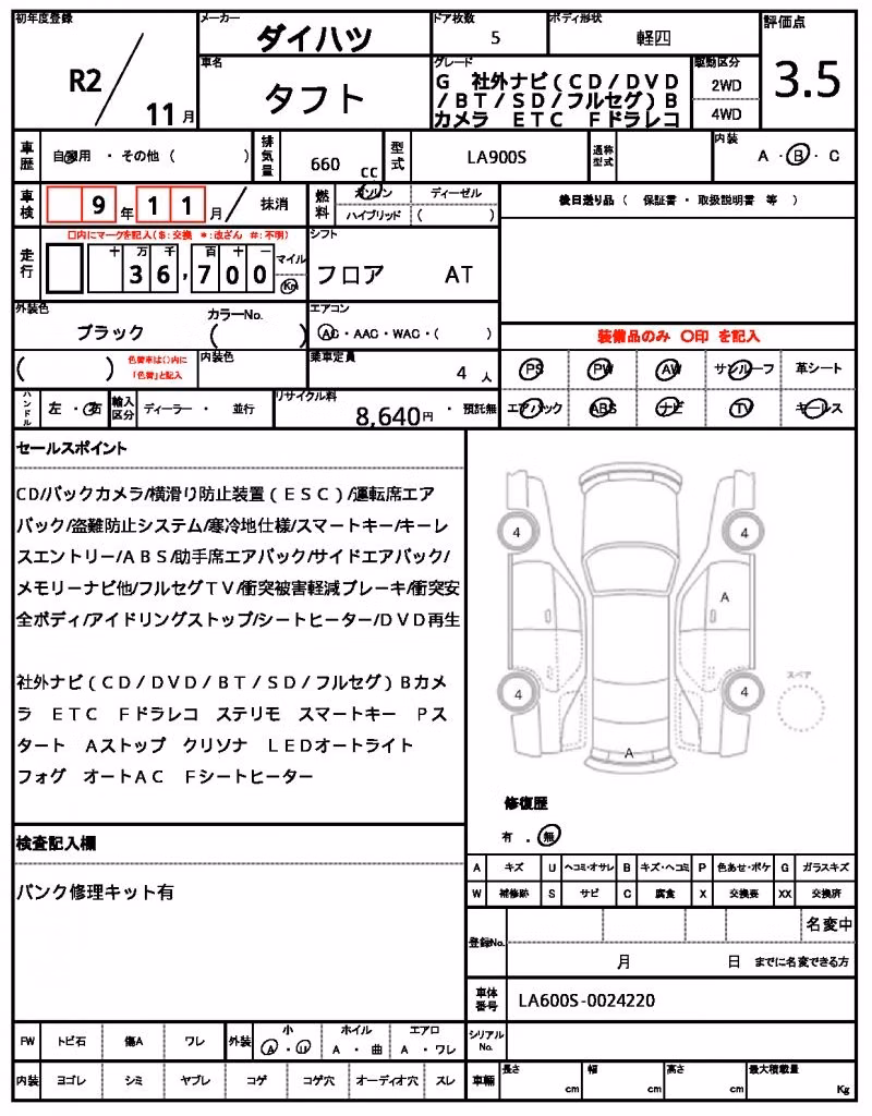DAIHATSU TAFT