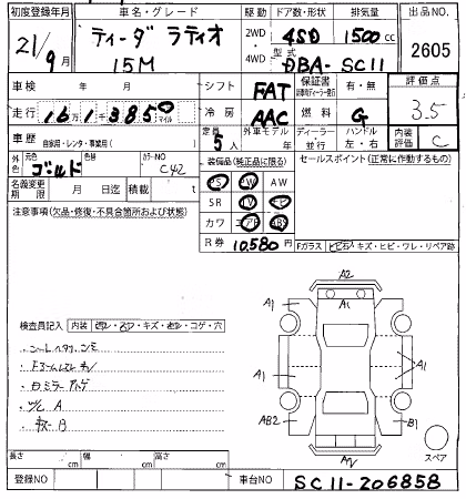 NISSAN TIIDA LATIO