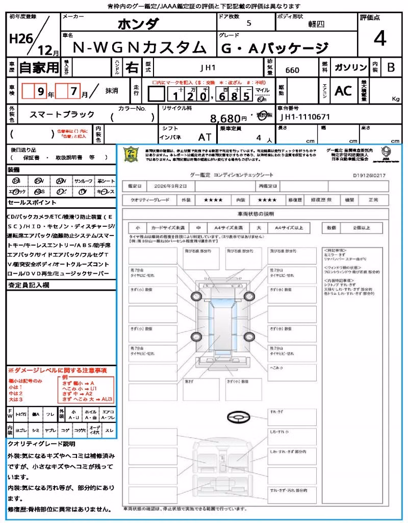 HONDA N-WGN