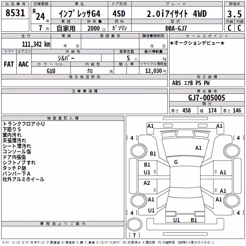SUBARU IMPREZA