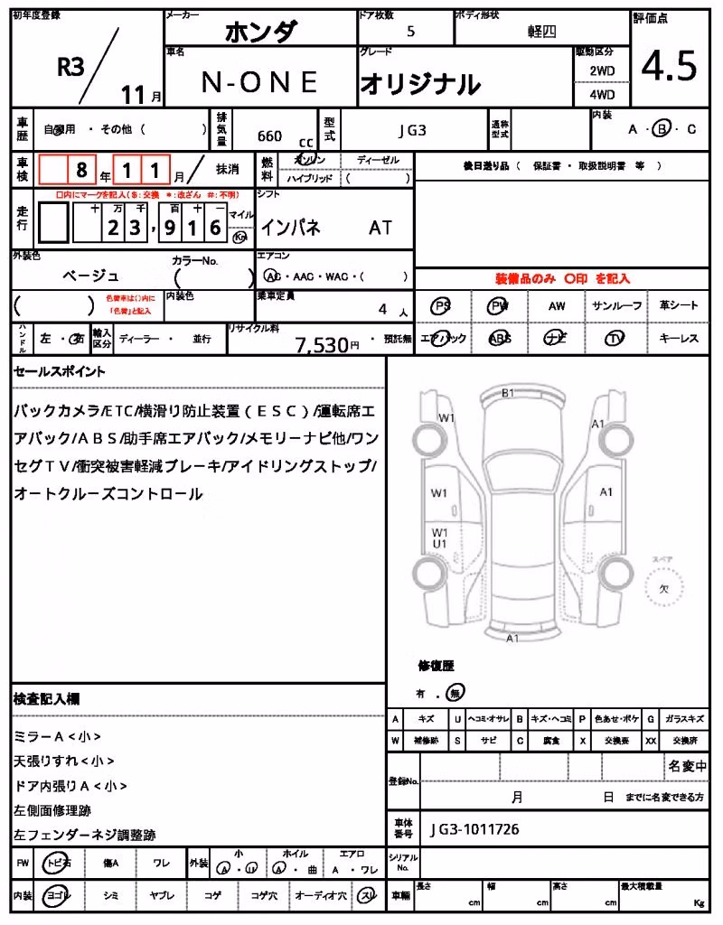 HONDA N-ONE