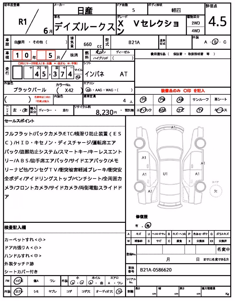 NISSAN DAYZ ROOX