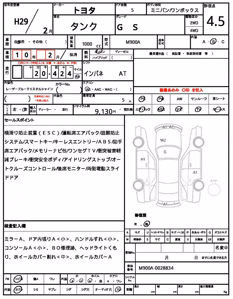 TOYOTA TANK