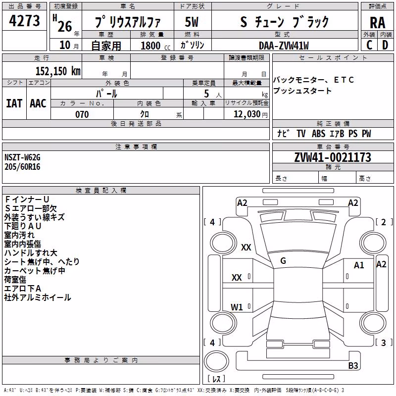 TOYOTA PRIUS ALPHA