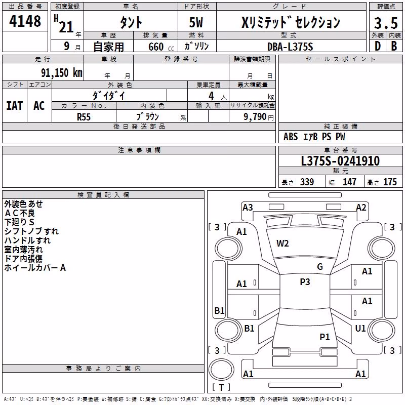 DAIHATSU TANTO