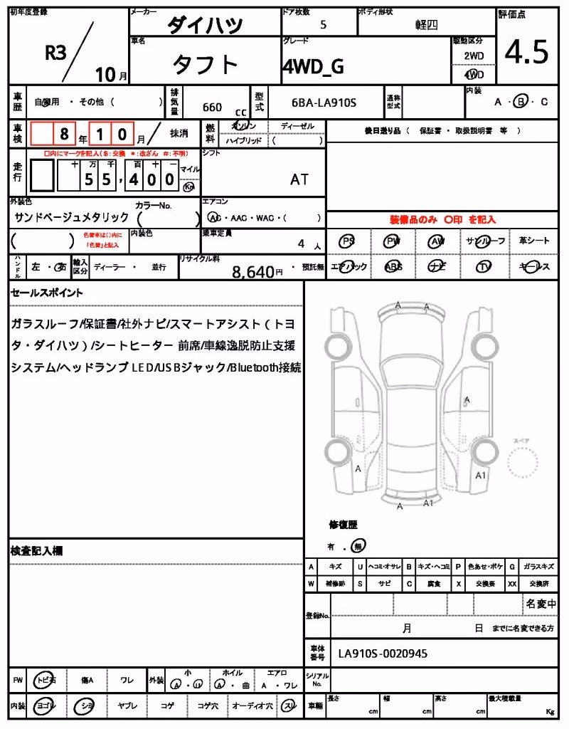 DAIHATSU TAFT