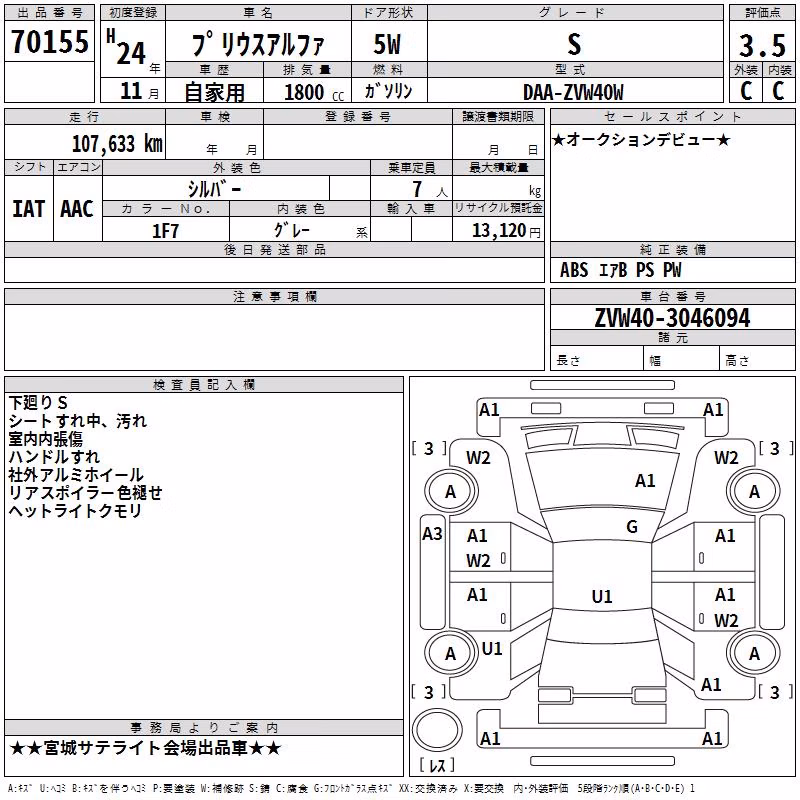 TOYOTA PRIUS ALPHA