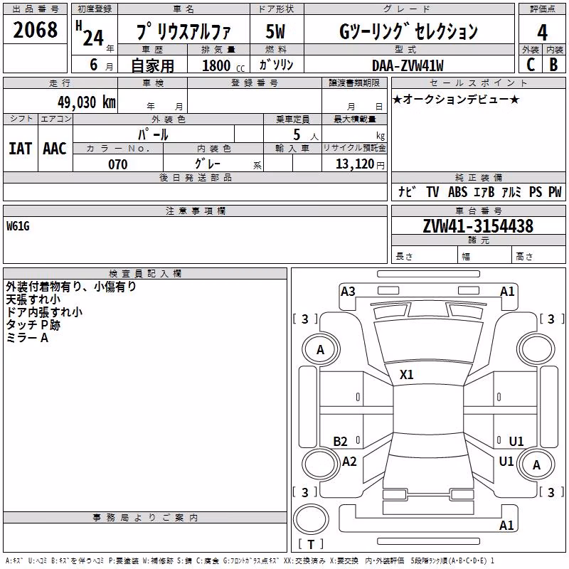 TOYOTA PRIUS ALPHA