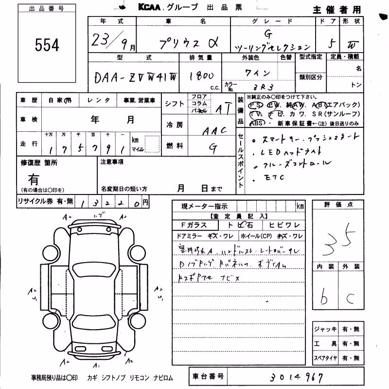TOYOTA PRIUS ALPHA