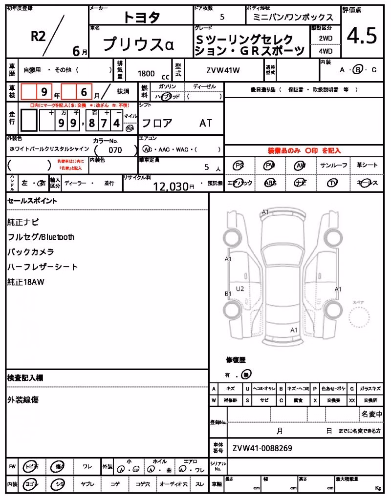 TOYOTA PRIUS ALPHA