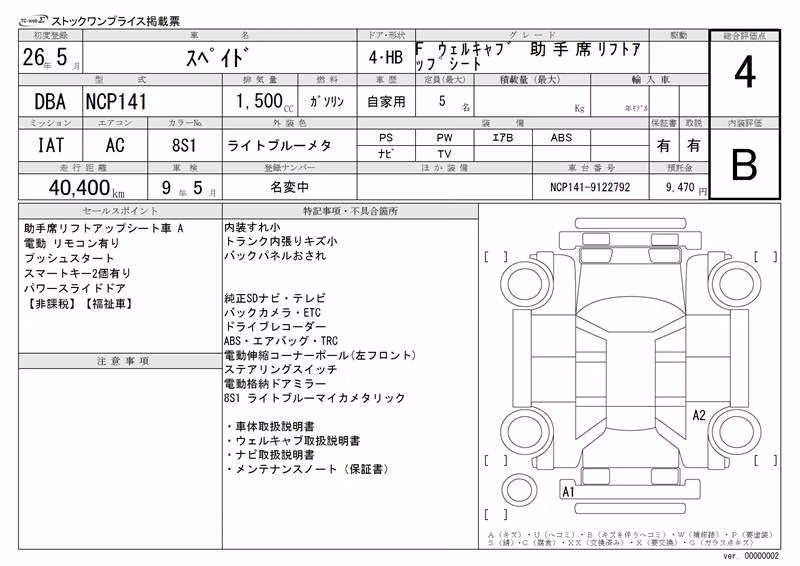 TOYOTA SPADE