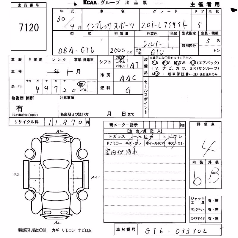 SUBARU IMPREZA