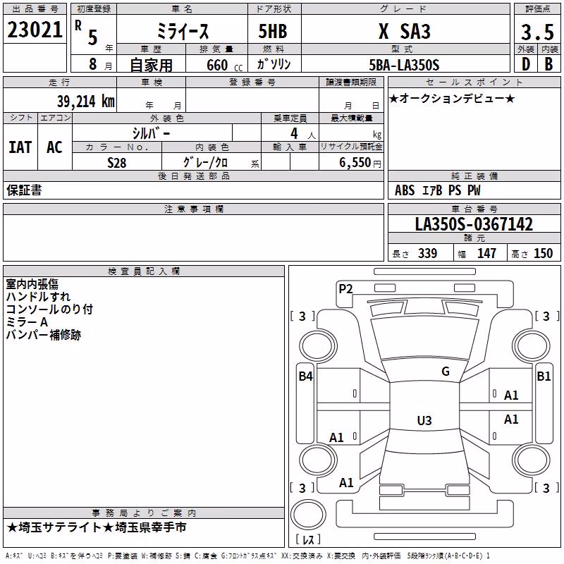 DAIHATSU MIRA E:S
