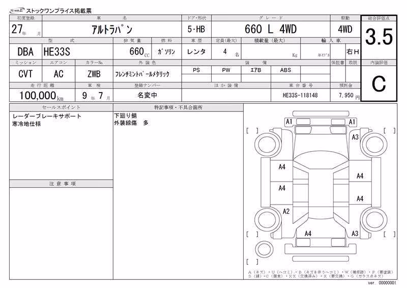 SUZUKI ALTO LAPIN