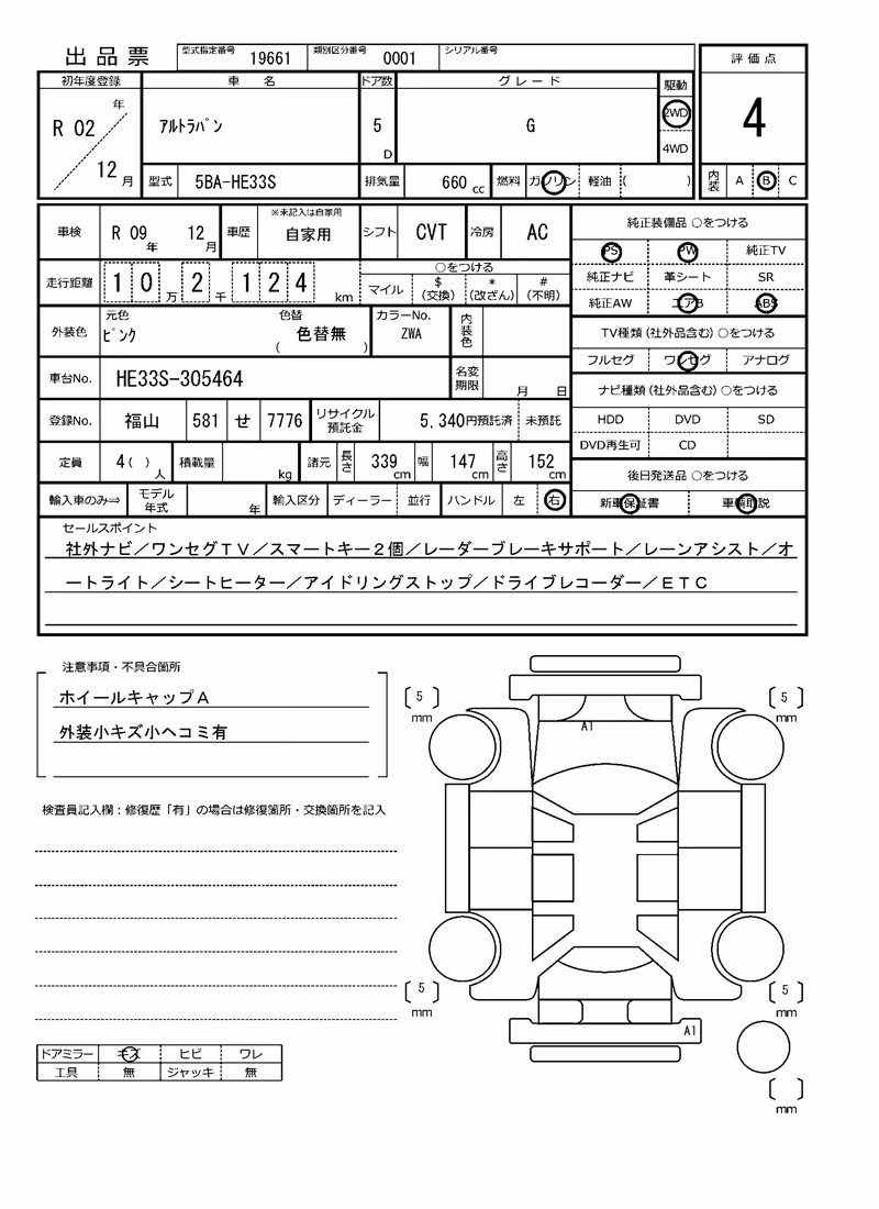 SUZUKI ALTO LAPIN