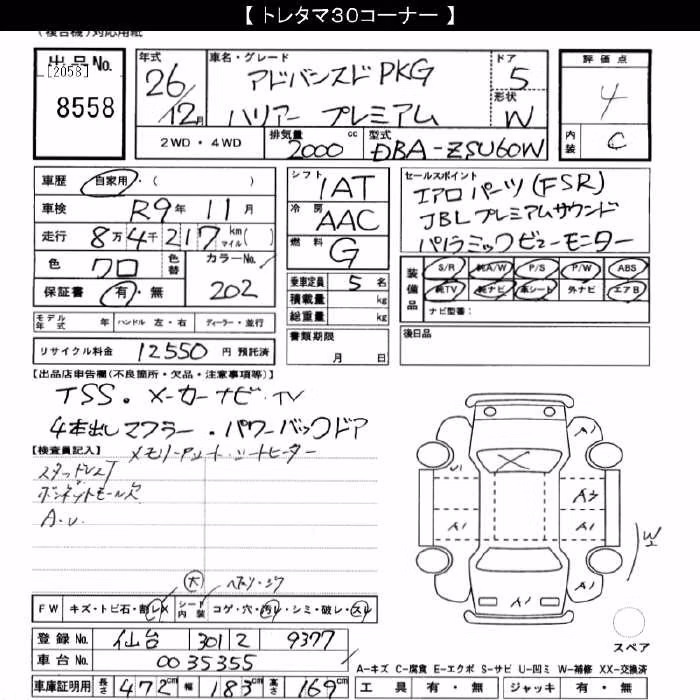 TOYOTA HARRIER