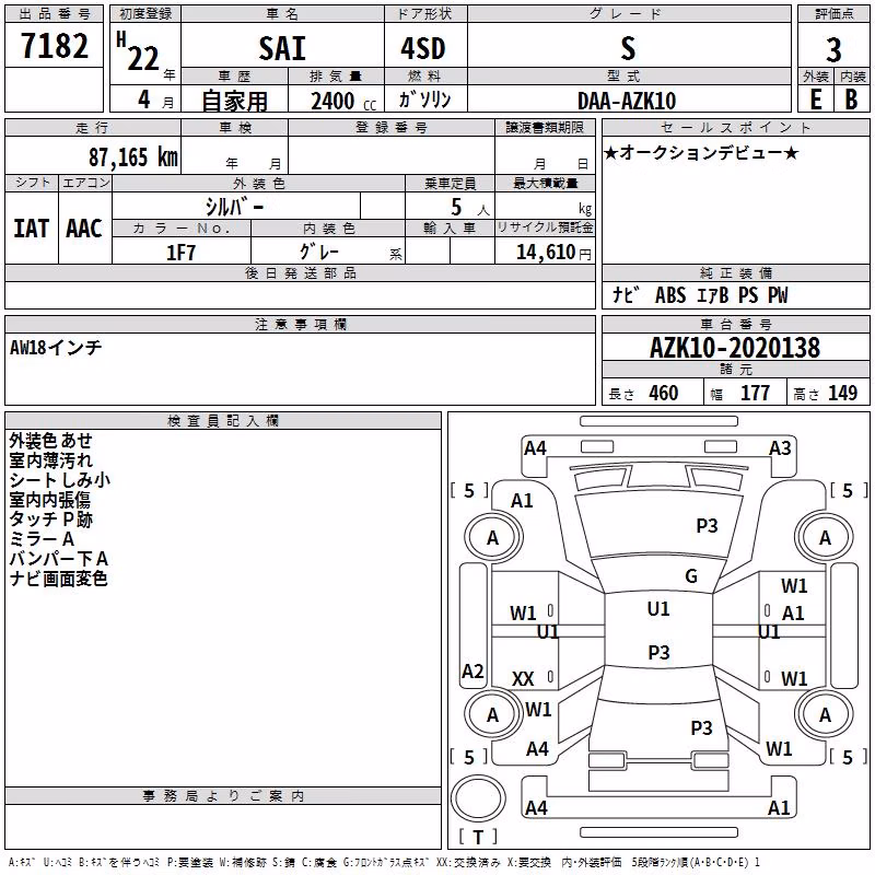 TOYOTA SAI