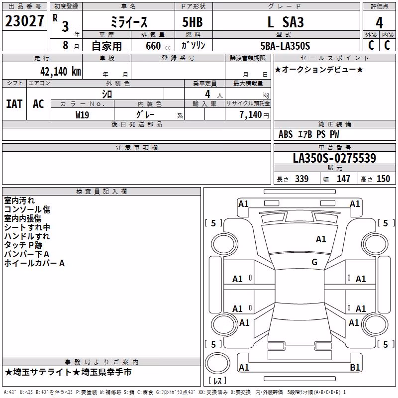 DAIHATSU MIRA E:S
