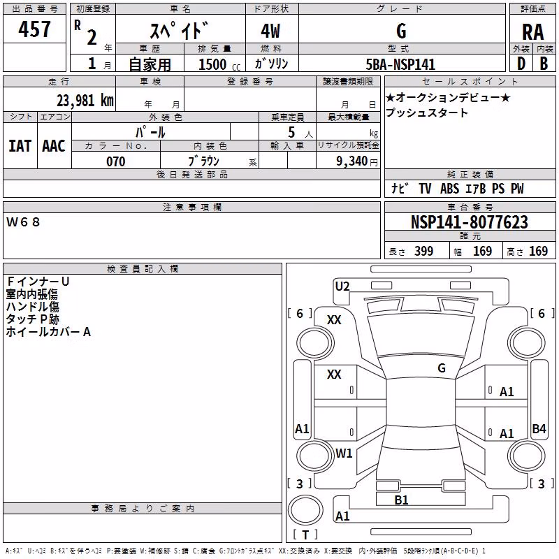 TOYOTA SPADE
