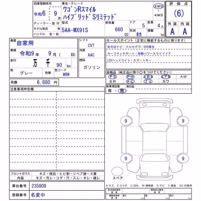 SUZUKI WAGON R SMILE