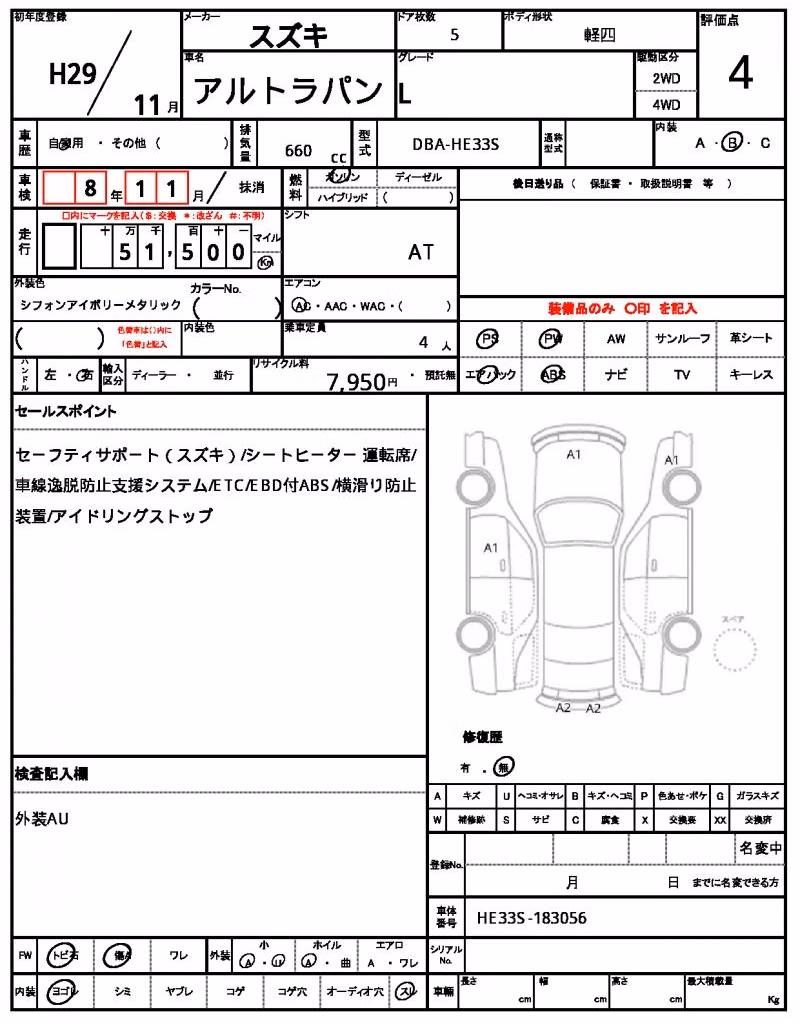SUZUKI ALTO LAPIN