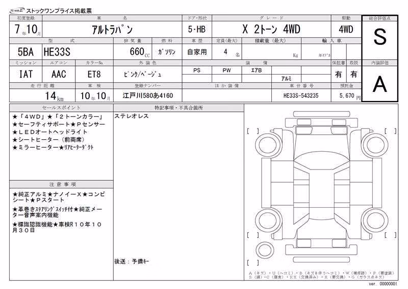 SUZUKI ALTO LAPIN