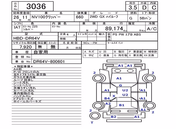 NISSAN NV100 CLIPPER
