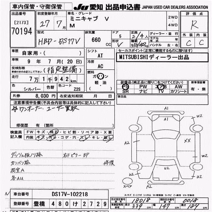 MITSUBISHI MINICAB
