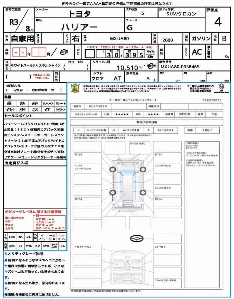 TOYOTA HARRIER