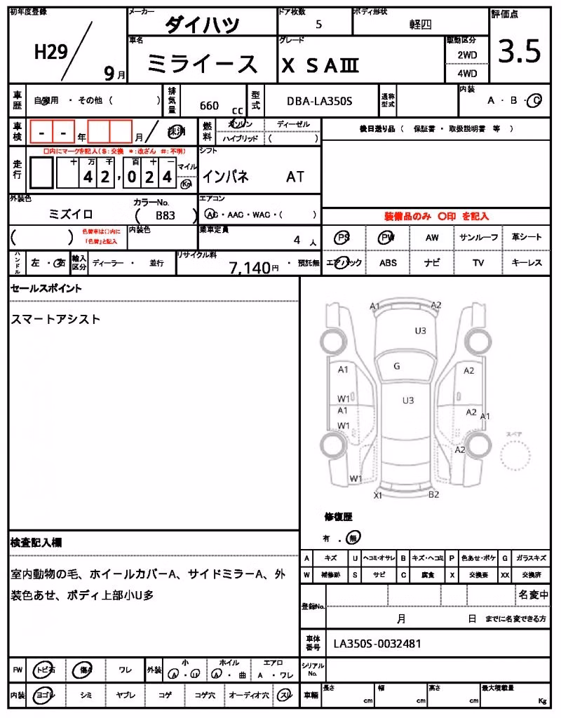 DAIHATSU MIRA E:S