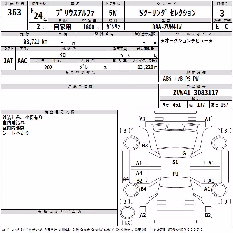 TOYOTA PRIUS ALPHA