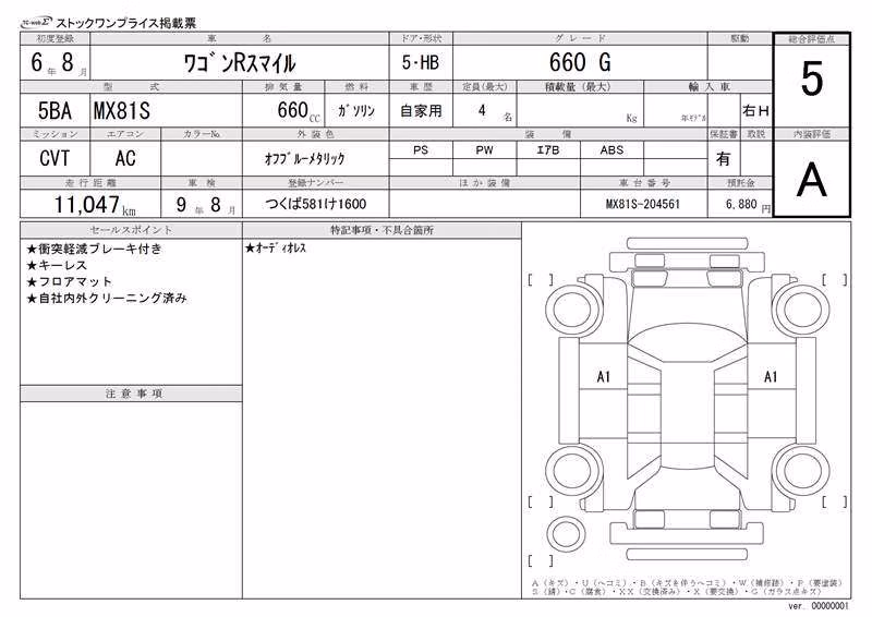 SUZUKI WAGON R SMILE