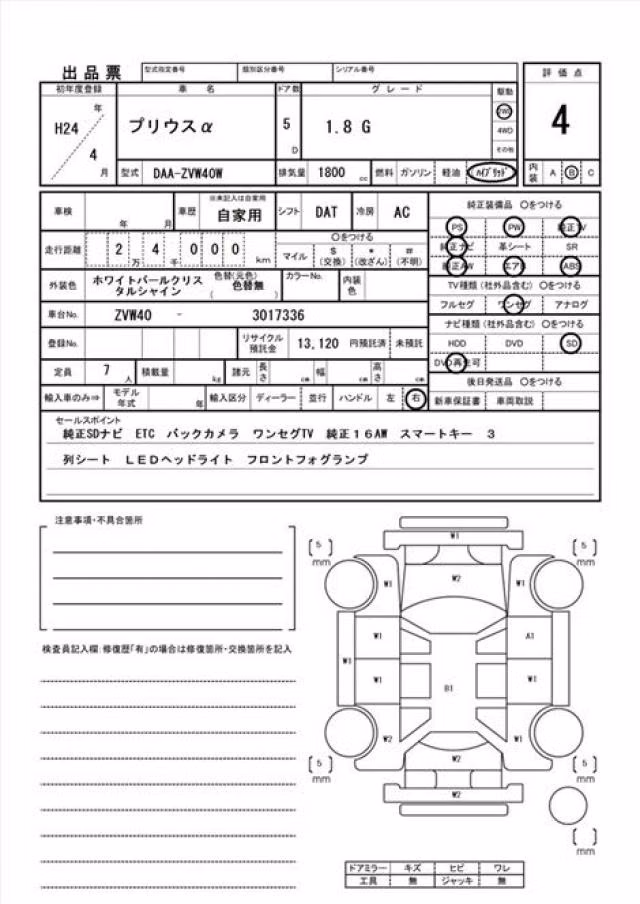 TOYOTA PRIUS ALPHA