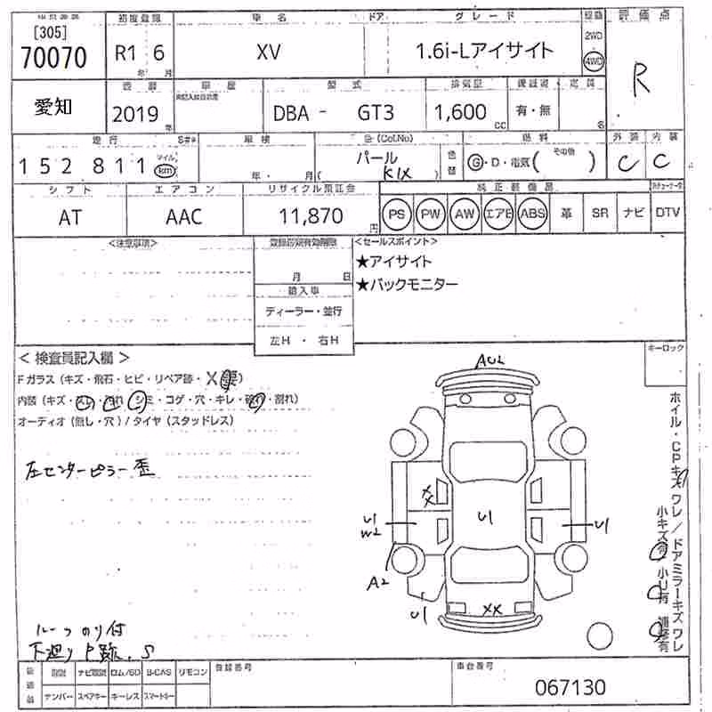 SUBARU XV